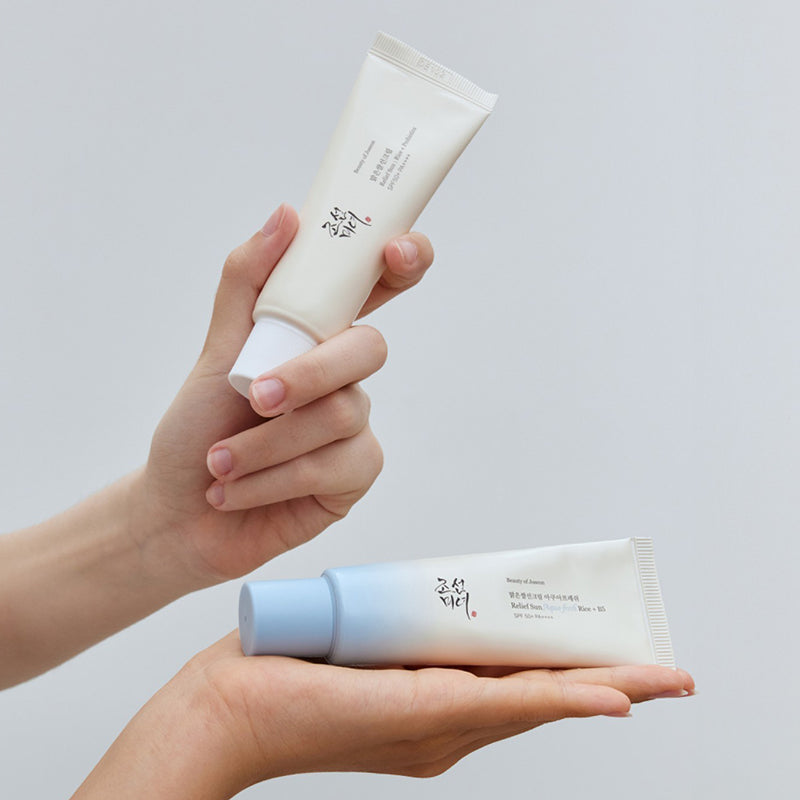 ライス＆プロバイオティクス鎮静日焼け止め SPF50+